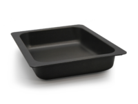 Eco Serve Square Pearl Black Neo Fusion Porcelain Dish - 14"W x 13"D x 3"H